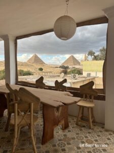 holiday home, roof top terrace in Giza with pyramid view, holiday home Giza, farmhouse, horseriding giza
